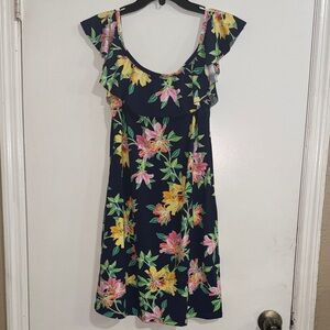 Tommy Bahama Navy Floral Mini Dress